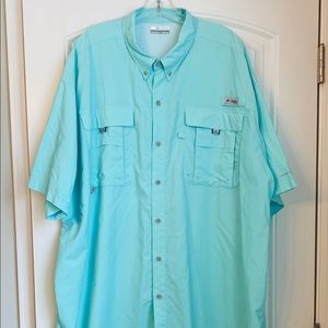 Columbia PFG Button Down Shirt 3XLT